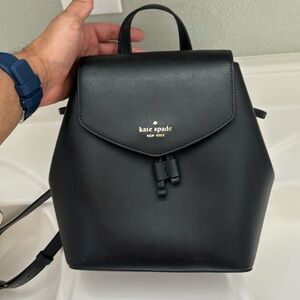 Kate spade backpack black